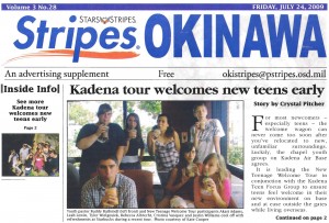 Newcommers Tour for students on Okinawa